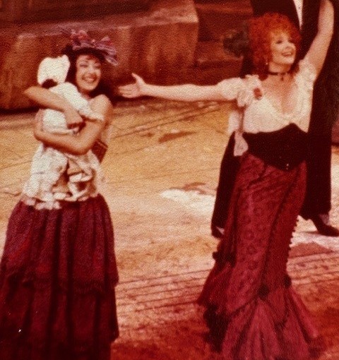 with Millicent Martin in KING OF HEARTS