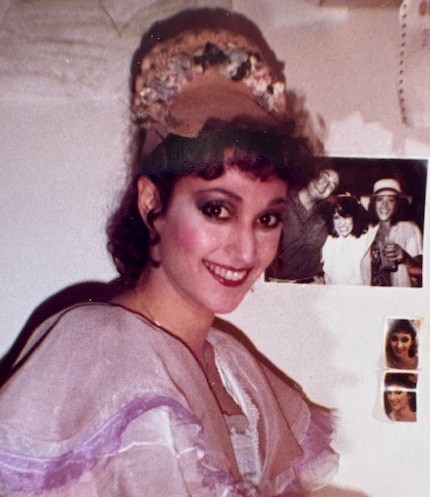 in my dressing room at the Uris (now Gershwin) Theater